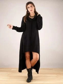 Pull Oversize à Capuche "Isaya", Noir