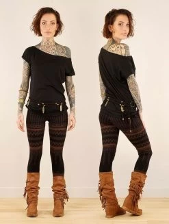 T-shirt Loose à Col Bateau "Kayäazü", Noir 9 T-shirt Loose à Col Bateau "Kayäazü", Noir -Magasin De Vêtements Pour Femmes t shirt loose a col bateau kayaazu noir p image 348161 grande