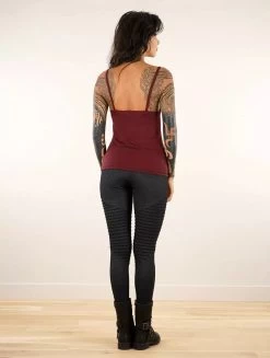 Top à Bretelles "Crystal", Bordeaux -Magasin De Vêtements Pour Femmes top a bretelles crystal bordeaux p image 342866 grande