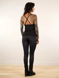 Top à Bretelles "Crystal", Noir -Magasin De Vêtements Pour Femmes top a bretelles crystal noir p image 342537 grande