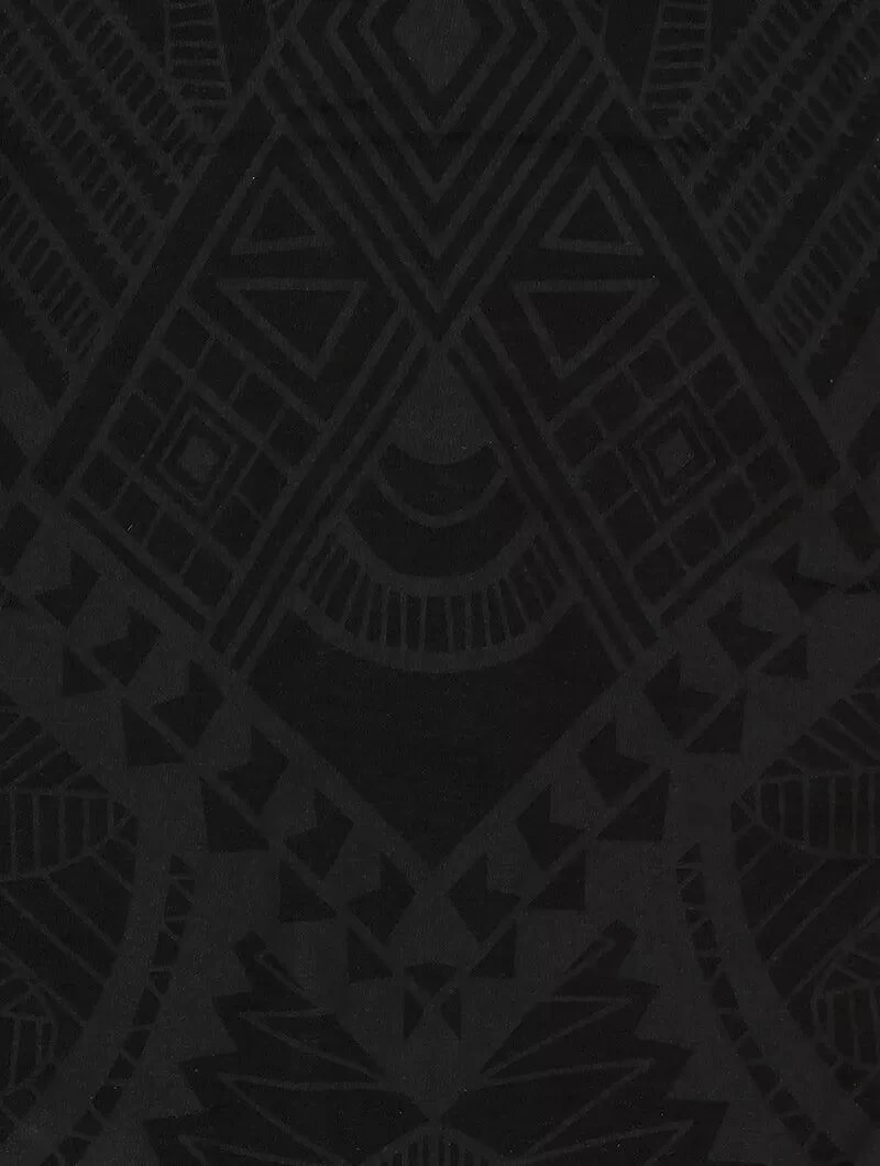 Top à Bretelles Imprimé "Ciryandil Africa", Noir 3 Top à Bretelles Imprimé "Ciryandil Africa", Noir – Image 3