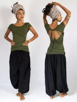 Top "Amnakalya", Vert Kaki