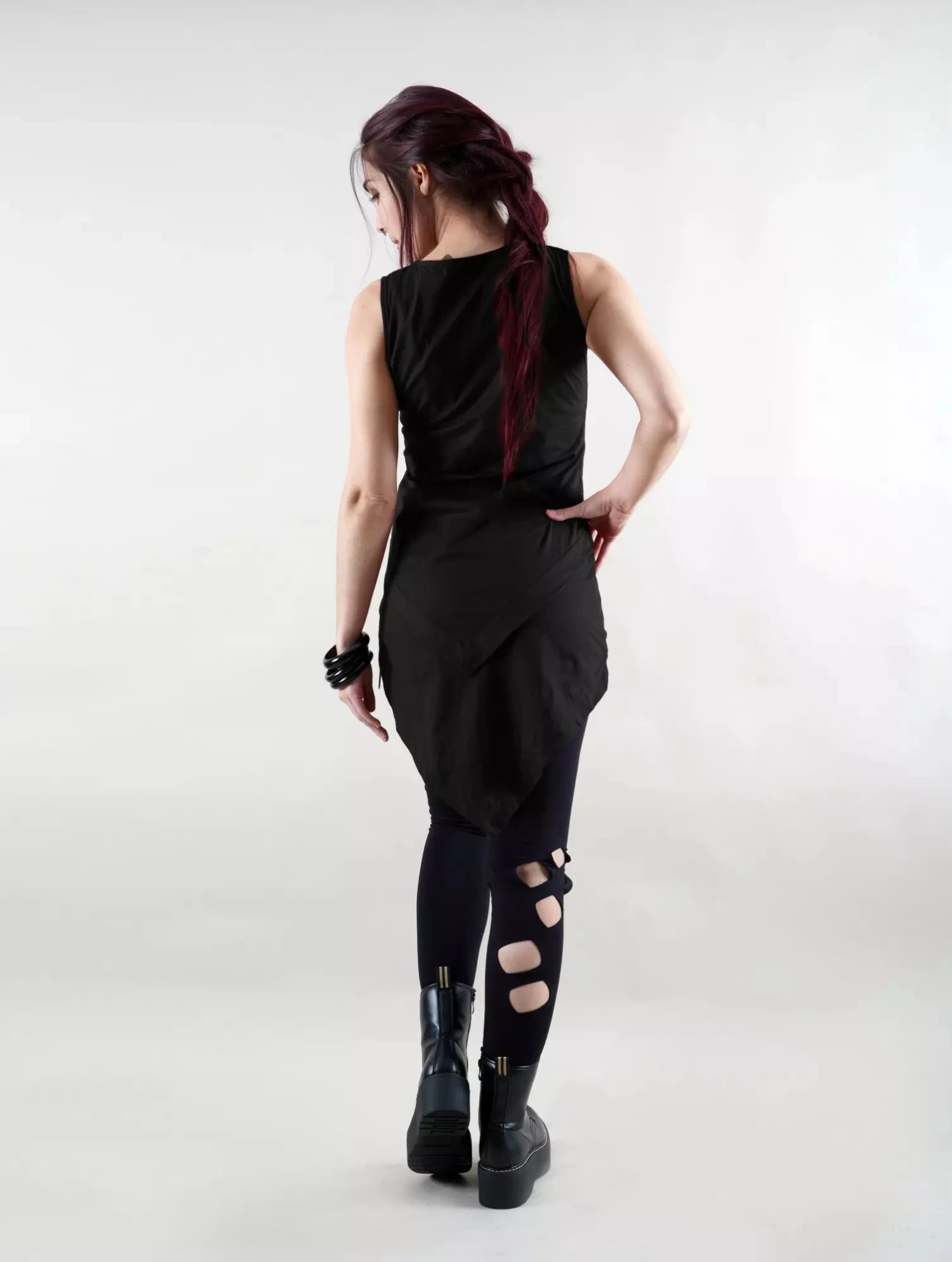 Top Asymétrique "Pisac", Noir 5 Top Asymétrique "Pisac", Noir – Image 5