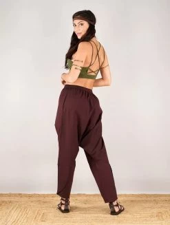 Brassière Crop Top "Wasma", Vert Kaki -Magasin De Vêtements Pour Femmes top court wasma vert kaki p image 331997 grande