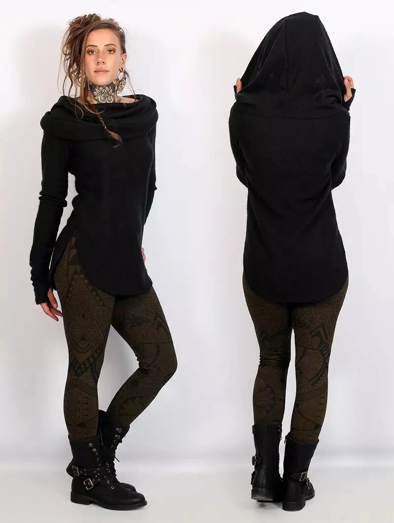 Top Manches Longues "Hookäa", Noir 1 Top Manches Longues "Hookäa", Noir