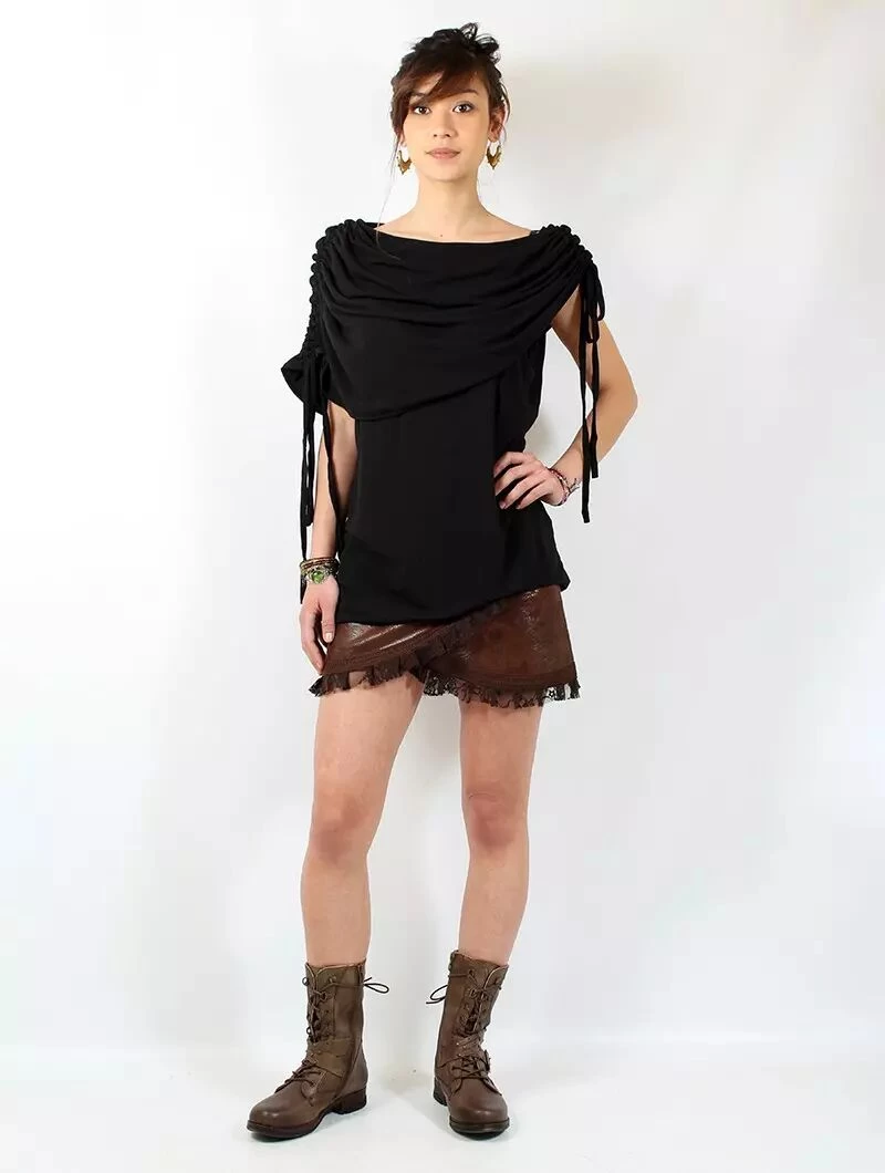 Top "Liko", Noir 3 Top "Liko", Noir – Image 3