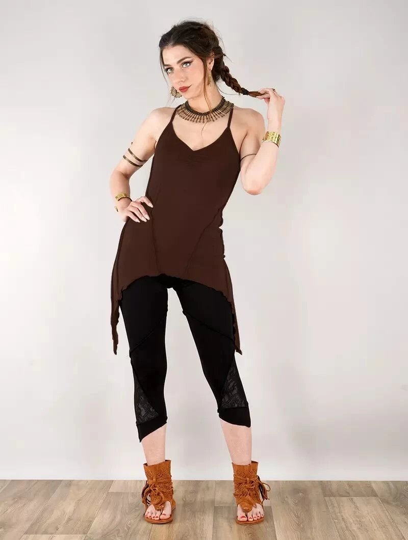 Top Long "Mahila", Marron 6 Top Long "Mahila", Marron – Image 6