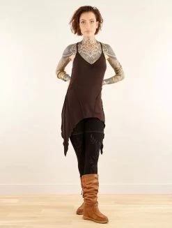 Top Long "Mahila", Marron 9 Top Long "Mahila", Marron -Magasin De Vêtements Pour Femmes top long mahila marron p image 347884 grande