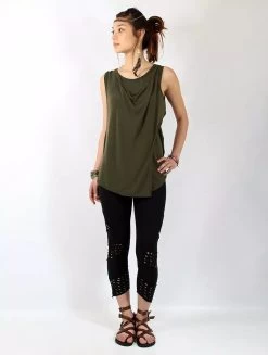 Top Loose Sans Manches "Leigha", Vert Kaki -Magasin De Vêtements Pour Femmes top loose sans manches leigha vert kaki p image 341554 grande