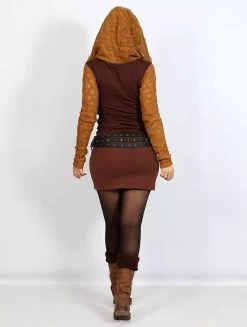 Top Manches Longues Crochet "Atmäa", Rouille Et Marron -Magasin De Vêtements Pour Femmes top manches longues crochet atmaa rouille et marron p image 344412 grande