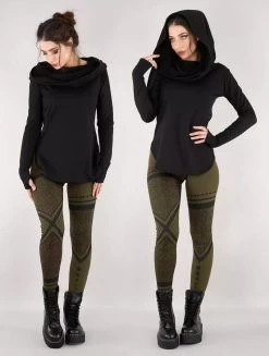 Top Manches Longues "Hookäa", Noir 7 Top Manches Longues "Hookäa", Noir -Magasin De Vêtements Pour Femmes top manches longues hookaa noir p image 346209 grande