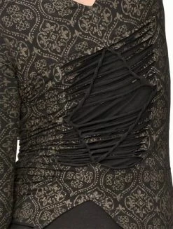 Top Manches Longues Imprimé "Drag", Noir -Magasin De Vêtements Pour Femmes top manches longues imprime drag noir p image 336120 grande