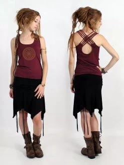 Top "Sacred Geometry", Bordeaux -Magasin De Vêtements Pour Femmes top sacred geometry bordeaux p image 339522 grande