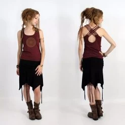 Top "Sacred Geometry", Bordeaux -Magasin De Vêtements Pour Femmes top sacred geometry bordeaux p image 340445 grande