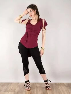 Top Tunique "Chainat", Bordeaux 9 Top Tunique "Chainat", Bordeaux -Magasin De Vêtements Pour Femmes top tunique chainat bordeaux p image 330278 grande