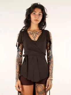 Magasin De Vêtements Pour Femmes 6 Top Tunique "Chainat", Marron