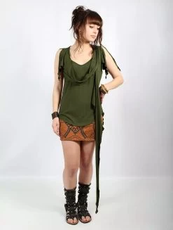 Top Tunique "Chainat", Vert Kaki -Magasin De Vêtements Pour Femmes top tunique chainat vert kaki p image 341742 grande