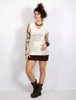 Top Tunique "Jaya", Blanc Cassé -Magasin De Vêtements Pour Femmes top tunique jaya blanc casse p image 342274 grande