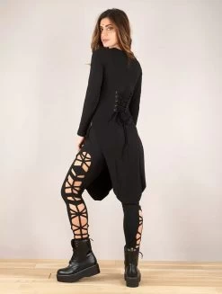 Top Tunique Manche Longue "Voodoo", Noir -Magasin De Vêtements Pour Femmes top tunique manche longue voodoo noir p image 335429 grande