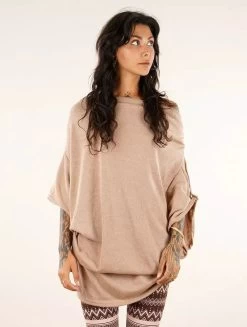 Magasin De Vêtements Pour Femmes 12 Top Tunique "Mandlu", Beige
