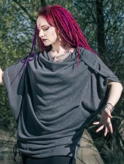 Top Tunique "Mandlu", Gris Anthracite -Magasin De Vêtements Pour Femmes top tunique mandlu gris anthracite p image 329840 grande