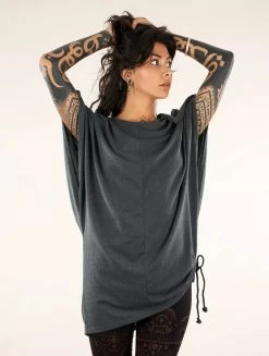Top Tunique "Mandlu", Gris Anthracite -Magasin De Vêtements Pour Femmes top tunique mandlu gris anthracite p image 343506 grande