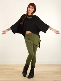 Crop Top à Manches Chauve-souris "Daedra", Noir 7 Crop Top à Manches Chauve-souris "Daedra", Noir -Magasin De Vêtements Pour Femmes tunique a manches chauve souris daedra noir p image 338154 grande