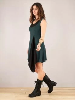 Tunique "Anonga", Bleu Pétrole Et Noir -Magasin De Vêtements Pour Femmes tunique anonga bleu petrole et noir p image 336804 grande