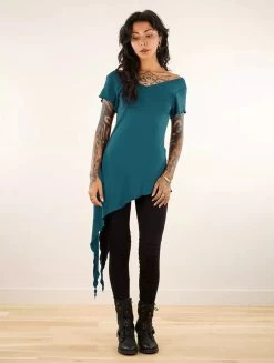 Tunique "Avataran", Bleu Pétrole