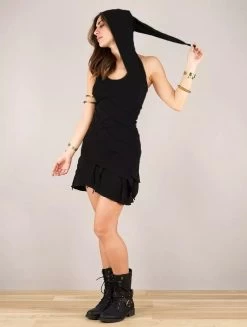 Tunique Capuche Lutin "Ranoy", Noir 8 Tunique Capuche Lutin "Ranoy", Noir -Magasin De Vêtements Pour Femmes tunique capuche lutin ranoy noir p image 337179 grande