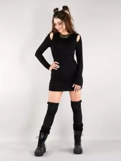 Tunique Manches Longues "Amaya", Noir 5 Tunique Manches Longues "Amaya", Noir -Magasin De Vêtements Pour Femmes tunique manches longues amaya noir p image 328298 grande