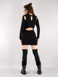 Tunique Manches Longues "Amaya", Noir