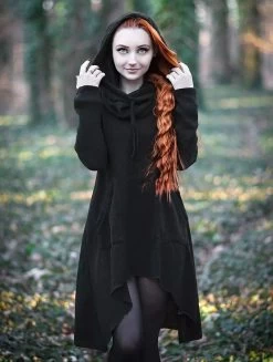 Tunique Pull Asymétrique "Khadijah", Noir