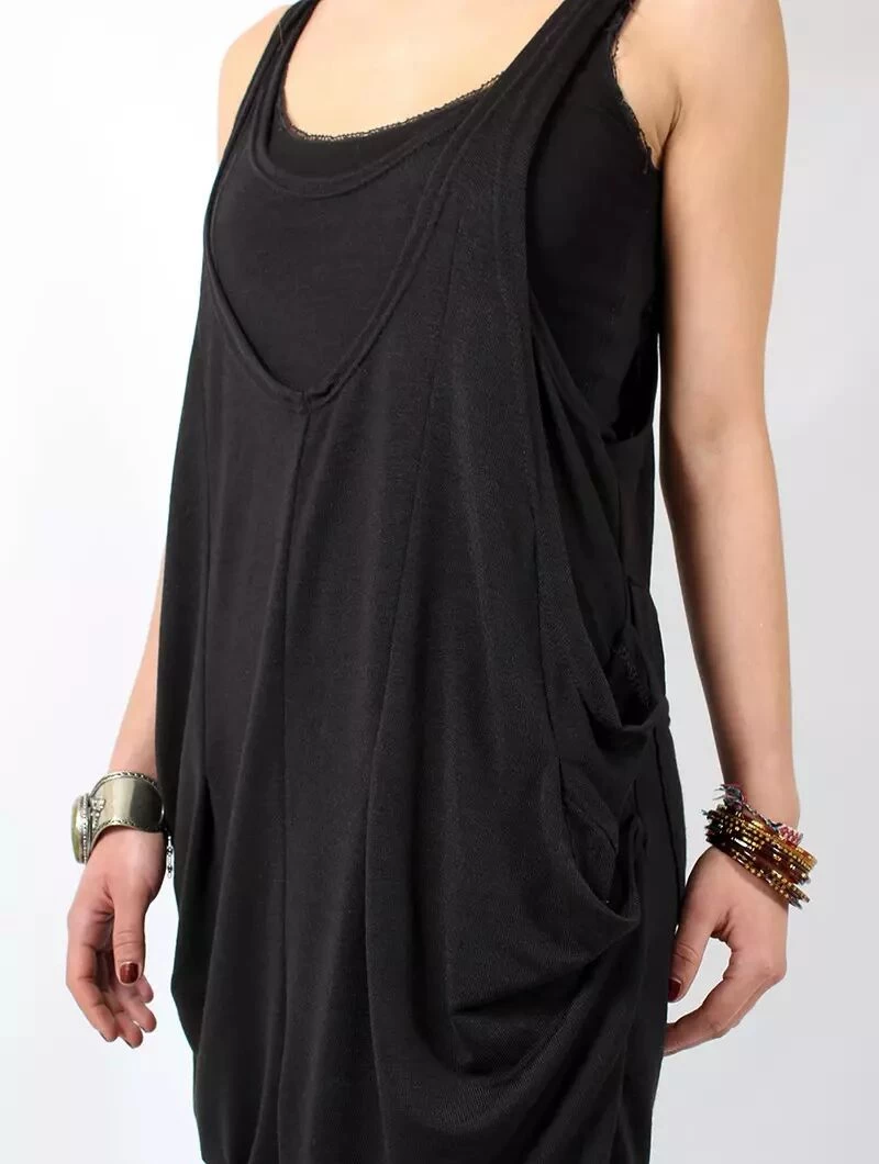 Tunique Sans Manches "Palani", Noir 7 Tunique Sans Manches "Palani", Noir – Image 7