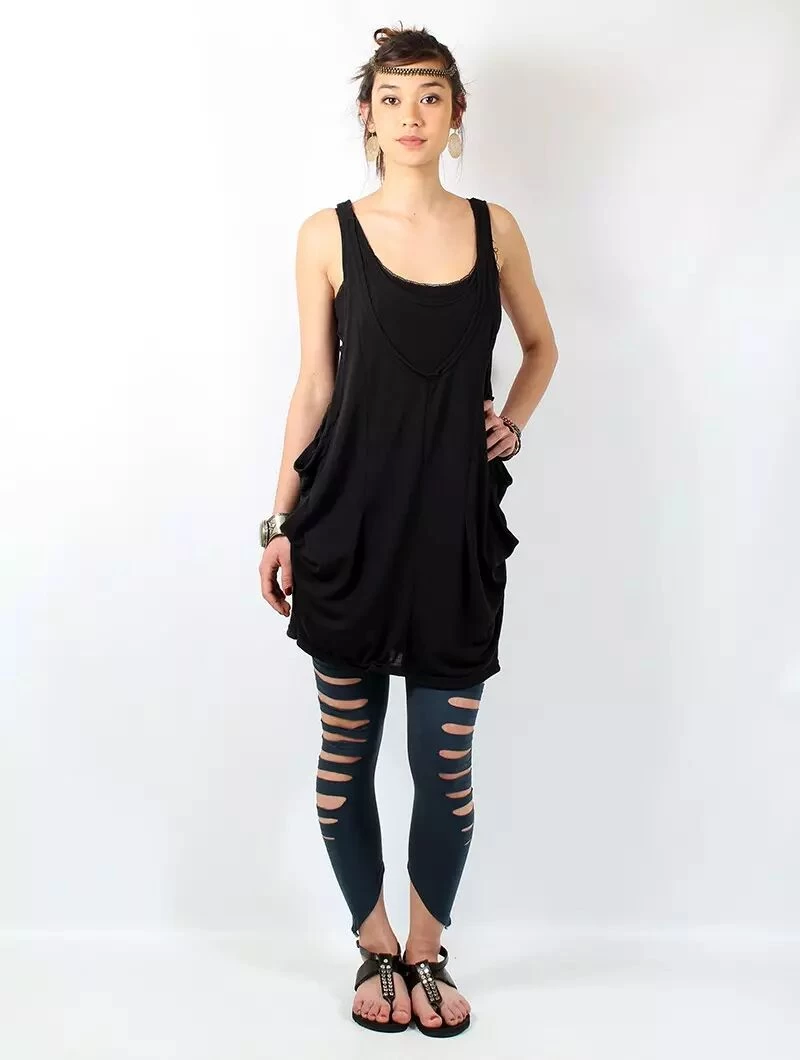 Tunique Sans Manches "Palani", Noir 5 Tunique Sans Manches "Palani", Noir – Image 5