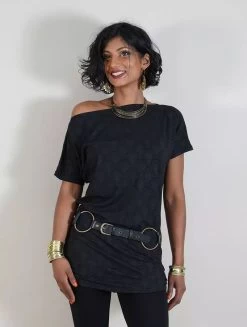 Tunique Imprimée "VooDoo Drop", Noir 7 Tunique Imprimée "VooDoo Drop", Noir -Magasin De Vêtements Pour Femmes tunique voodoo drop noir p image 320334 grande