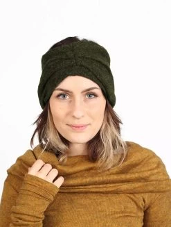 Bandeau "Aikköo", Vert Kaki -Magasin De Vêtements Pour Femmes turban aikkoo vert kaki p image 323213 grande