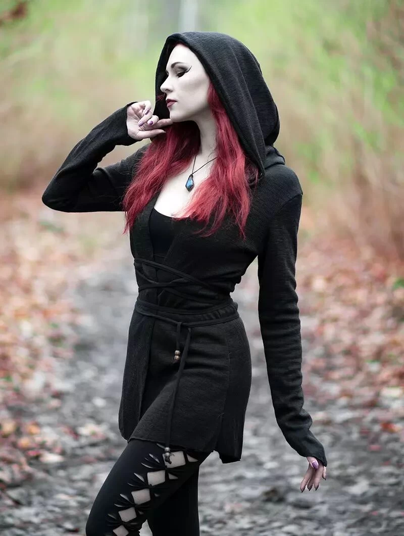 Veste à Capuche "Akwaä", Noir 1 Veste à Capuche "Akwaä", Noir